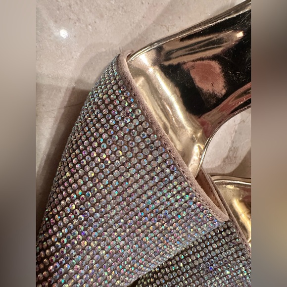 Elegant Silver golden Rhinestone Heels👠👠👠 - Picture 5 of 6